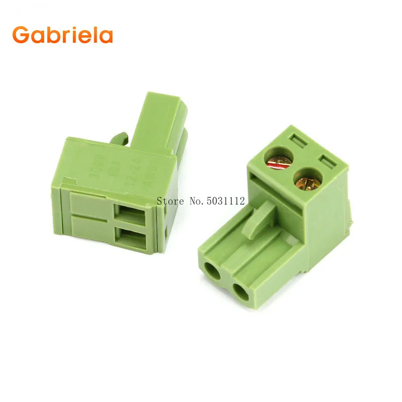 

10PCS/Lot 2P 3P 4P 5P 6P 7P 8P 9P 10P 5.08mm Pitch Connector KF2EDGK Pluggable Screw Through Hole Terminal Block