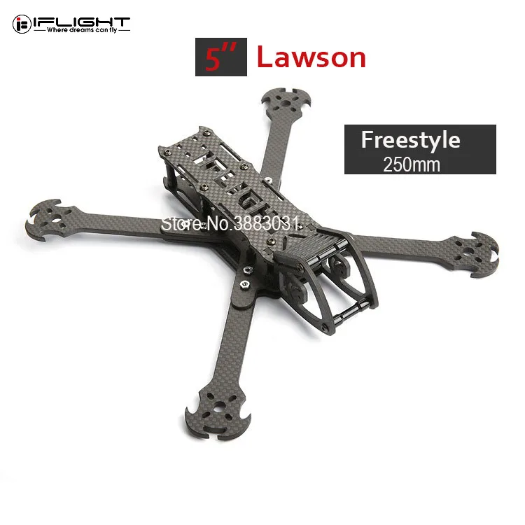 

iFlight 5inch Freestyle Frame 5'' Carbon Fiber Drone Frame 250mm Wheelbase Lawson Battle Axe Qudcopter Fram Kit DIY Sparts Parts