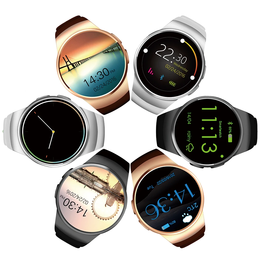 Smart Watch KW18 With Bluetooth WristWatch SIM&TF 16G Card Smartwatch For Ios Android Phones wearable devices Music Player android-music-player-device