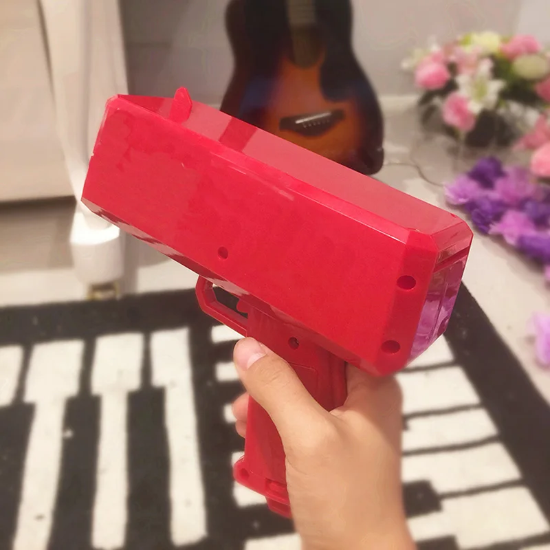 Сделать это дождь деньги игрушечный пистолет Рождественский подарок вечерние