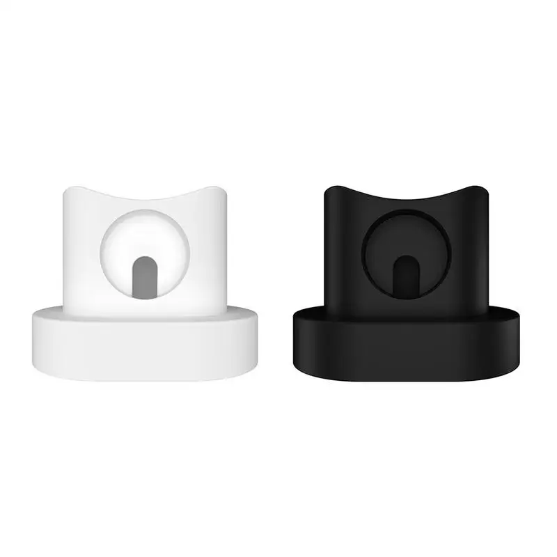 4-in-1 Charging Dock Silicone Charging Holder For iWatch / Airpods With Data Cable Snon-slip Waterproof Scratch-resistant