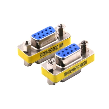 

Newest 100pcs/lot Newest DB9 serial port adapter connector conversion head VGA 9 hole on the connector RS232