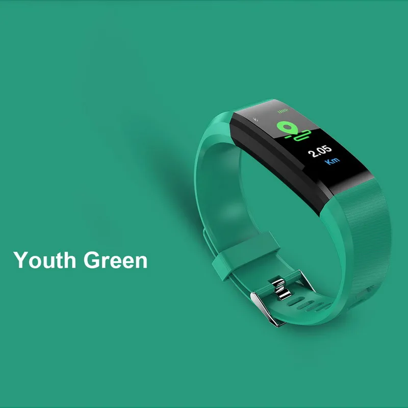 Kebidu Bluetooth ID115 plus браслет Смарт Браслет часы Шагомер фитнес трекер Удаленная
