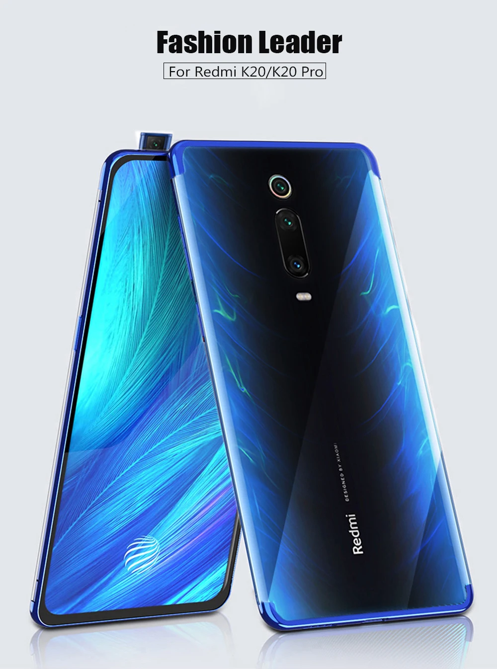 Защитный чехол для Xiao mi Red mi K20 Pro, чехол с прозрачным покрытием для Xiaomi mi 9 T, чехол из мягкого ТПУ, чехол для mi 9T Pro Coque Fundas