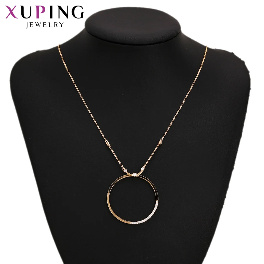 Xuping Мода темперамент ожерелье кулон дизайн позолоченный цвет для женщин ювелирные изделия подарок на День Благодарения S60.2-43423