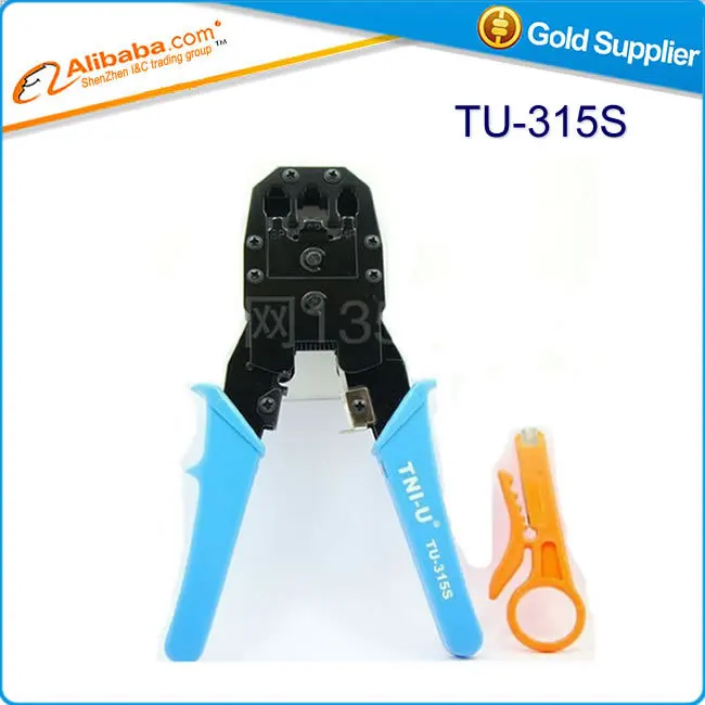 

Free shipping! Hot sell Tu-315s tools with three ethernet cable plier rj45 rj11 rj12 crimping tools network clamp