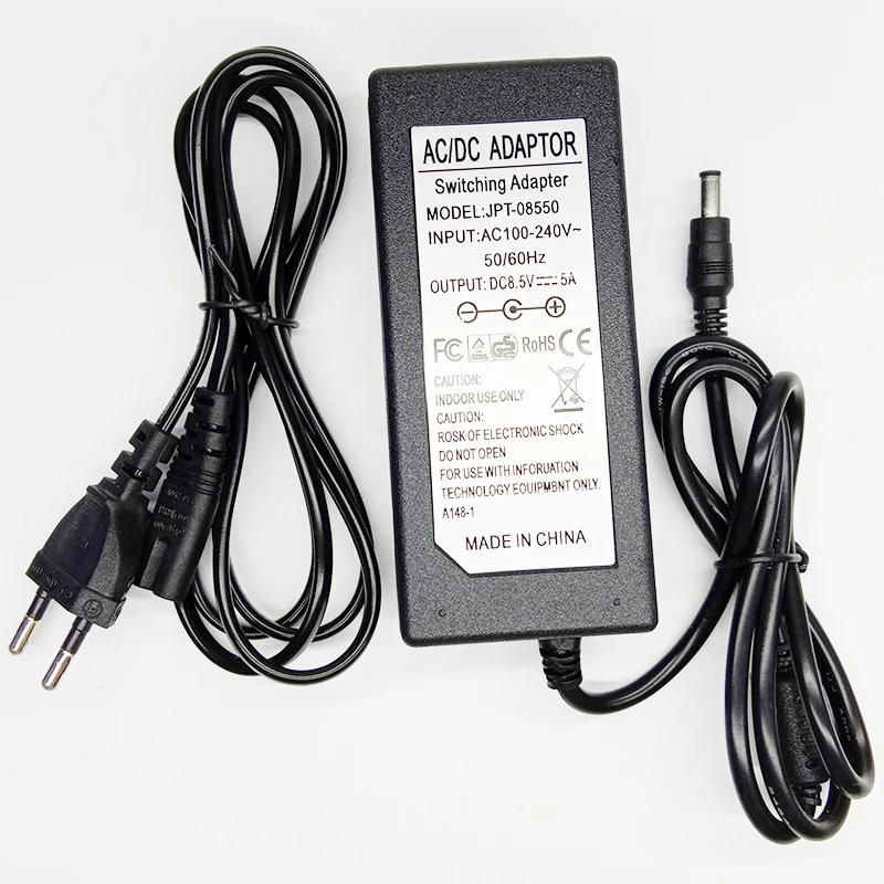 

universal AC 100-240V DC 8.5V 5A Power Adapter power supply switching 8.5 volt dc adapter adaptor EU US UK AU South Africa plug