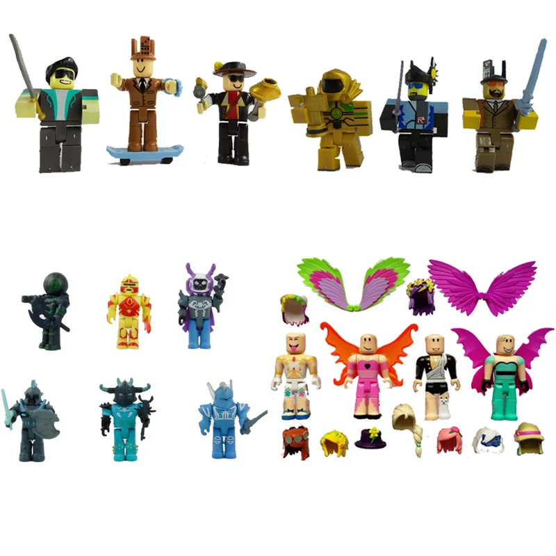 2018 Roblox Figures 6 Piece Set Pvc Game Roblox Toy Mini Box Package Kids Gift Action Figures Toys Games Action Figures - mini roblox figures
