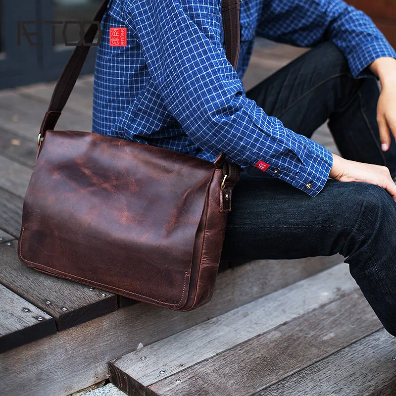 wine Mode small Tasche Brown Bjyl large Schulter Männer Red Rindsleder Casual Einzigen Black red large deep small Brown Einfachen Leder Crossbody tasche Flip OzqwTO0
