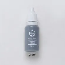 2 шт. серый татуировки набор Чернил Пигменты Перманентный макияж 15 мл Косметическая чернила татуировки для карандаш для бровей губ