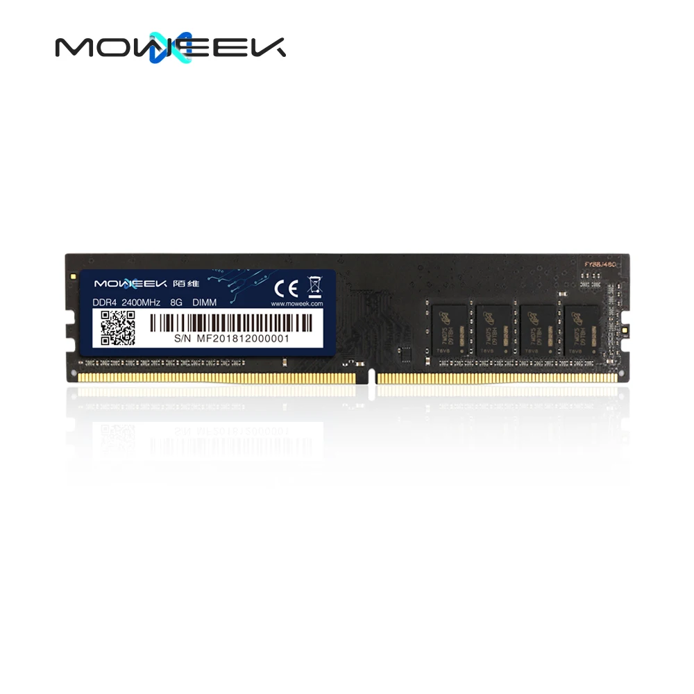Оперативная память Moweek Серверная Память ddr4 4 ГБ 8 16 Компьютерная 2400 МГц 288PIN 1 2 в для