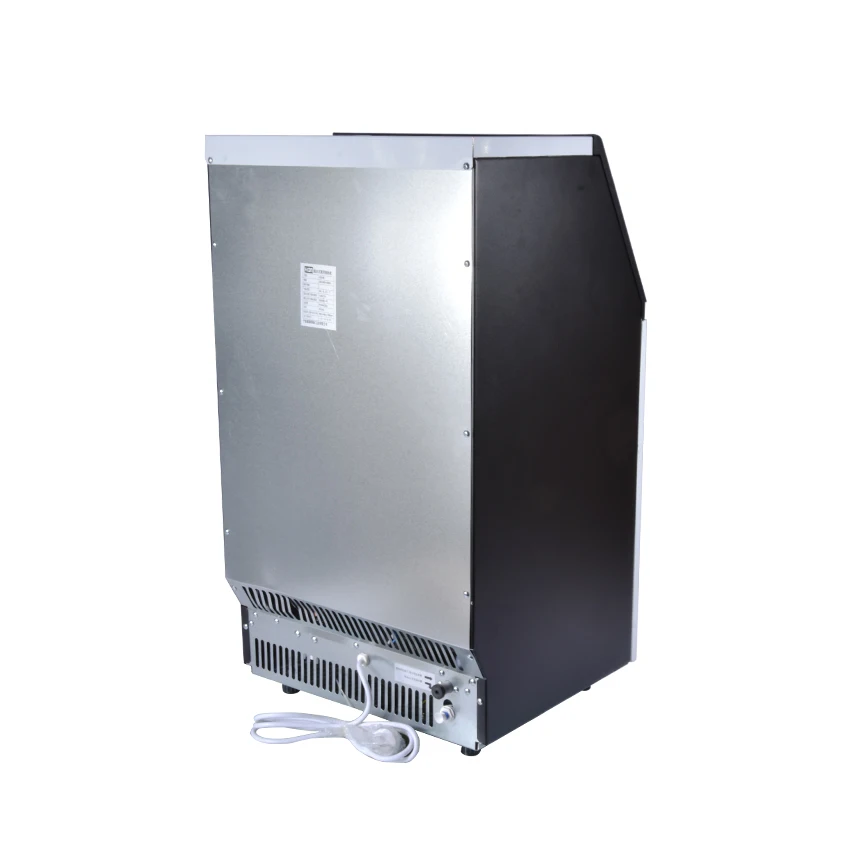 Горячая 80 кг/24 ч Автоматическая льдогенератор, семейный льдогенератор для коммерческого использования для Кофейни Бар HZB-80 330 Вт/410 Вт