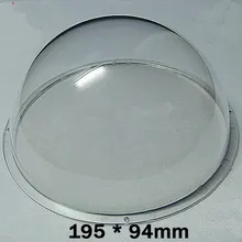 Корпус CCTV 195x94 мм акриловая прозрачная пластиковая высокоскоростная PTZ крышка купол корпус для камеры безопасности