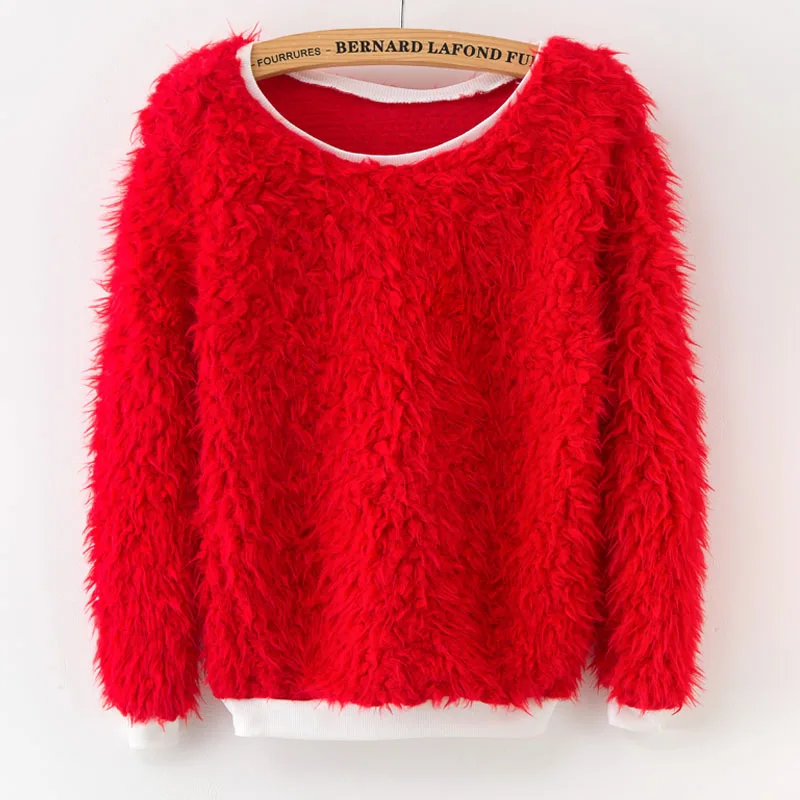 

Autumn and winter women's sweater o-neck long-sleeved women's fashion warm pullover shirt blouse sweet tide female hooded sweate