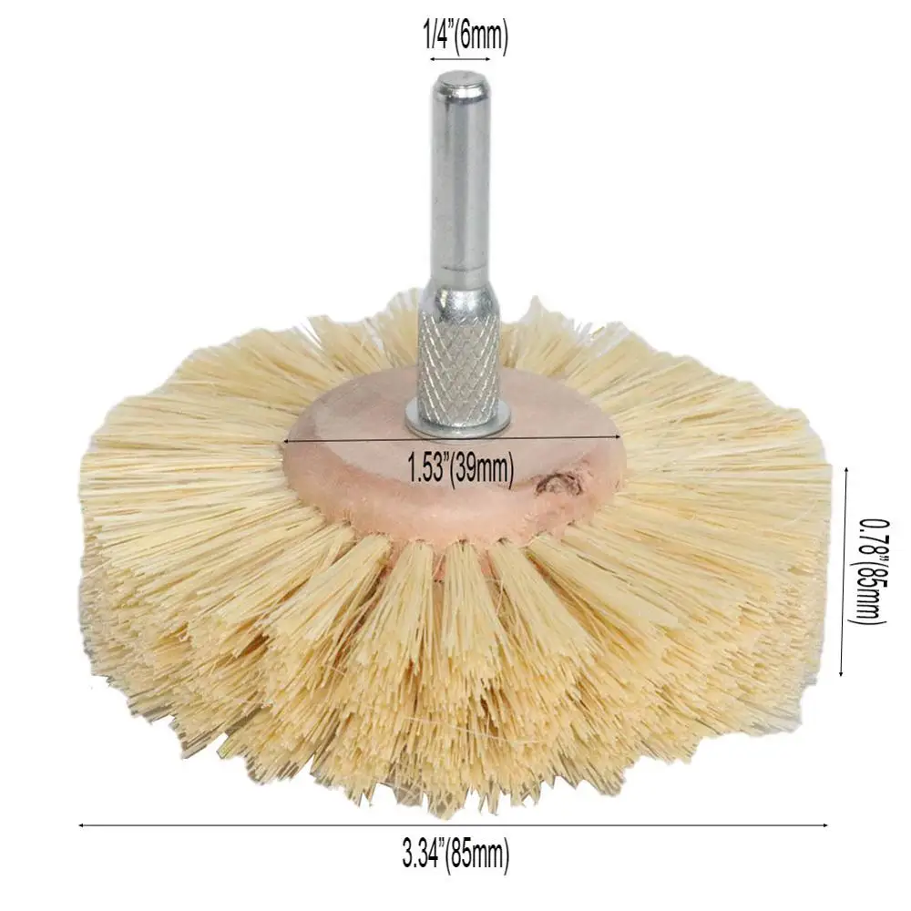 2 шт. абразивная сизальная нить и щетка для конского волоса полировка шлифовка