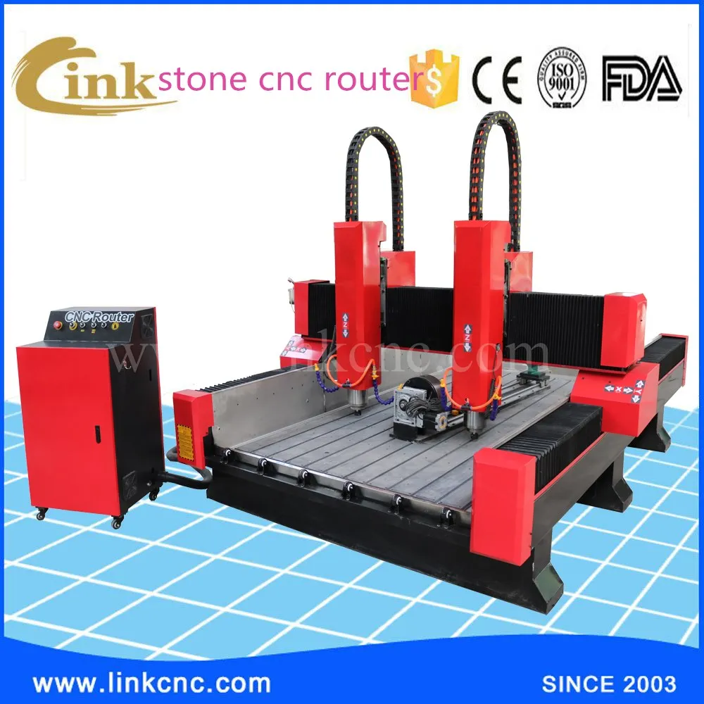 High speed 3d granite stone carving / cnc marble stone engraving