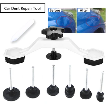 

Car Body Paintless Dent Repair Tool Paintless Auto Damage Pulling Bridge Removal Glue Tab Tool 8pcs