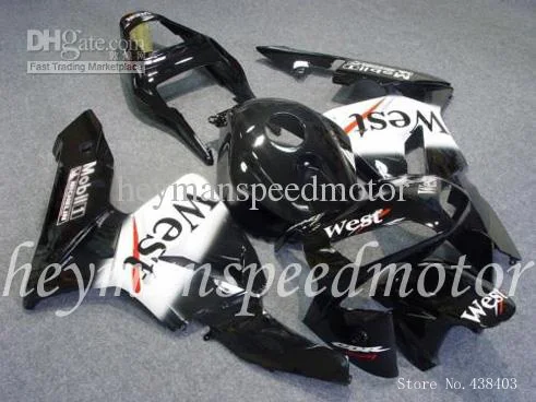 INJECTION MOLD for HONDA CBR600RR 03 04 CBR 600 RR 2003 2004 west Black ABS Fairing Plastic Bodywor | Автомобили и мотоциклы