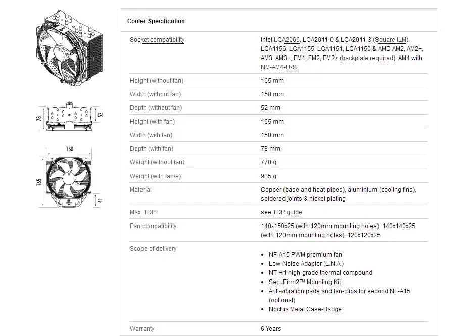 Noctua NH-U14S процессорные кулеры AMD Intel вентиляторы охлаждающий вентилятор содержит теплоизоляционные кулеры LGA 1155X2011 1366 FM2 FM1