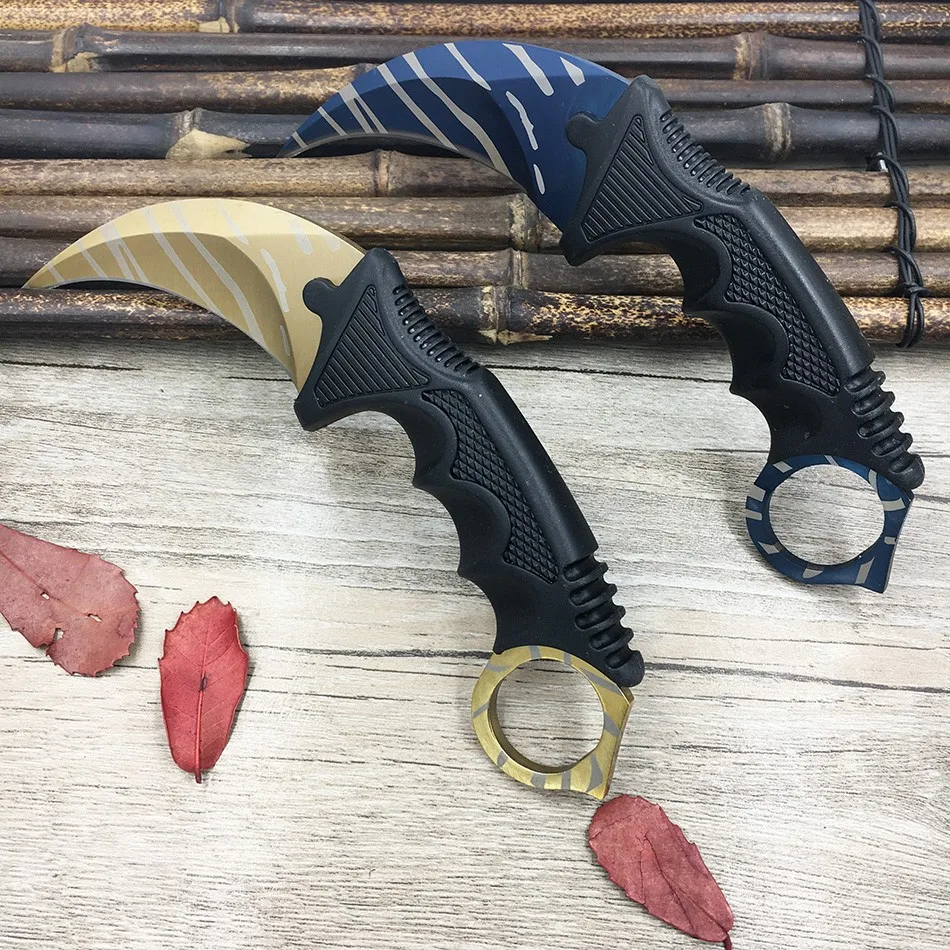 CS GO counter strike hawkbill Тактический karambit нож для шеи острый бой лагерь для походов на открытом воздухе Самозащита наступление