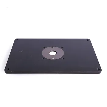 

High Quality Stainless Steel Router Table Insert Plate 250*380*11.6mm For Woodworking Benches Engrving Machine