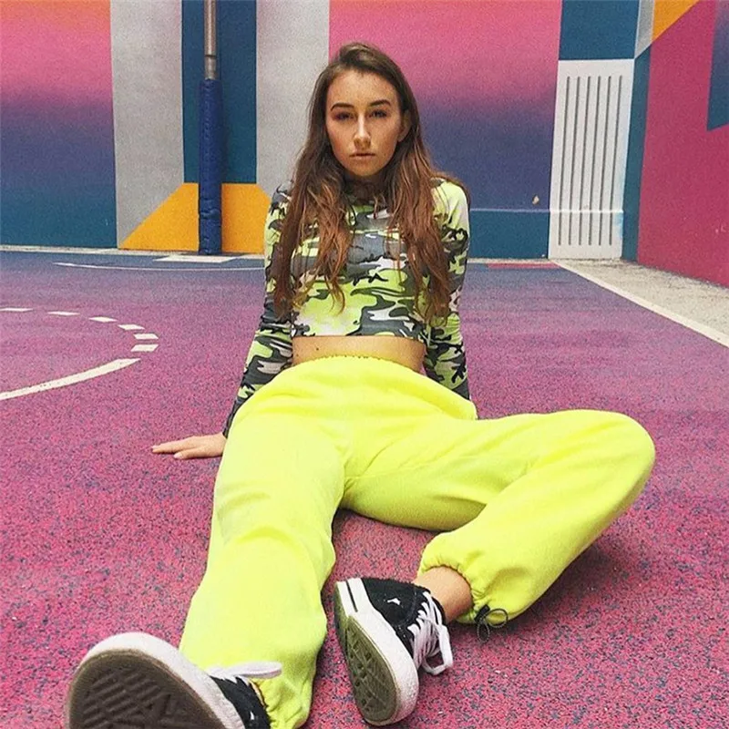 Для женщин камуфляж узкий футболка 2018 Сексуальная с длинными рукавами для йоги