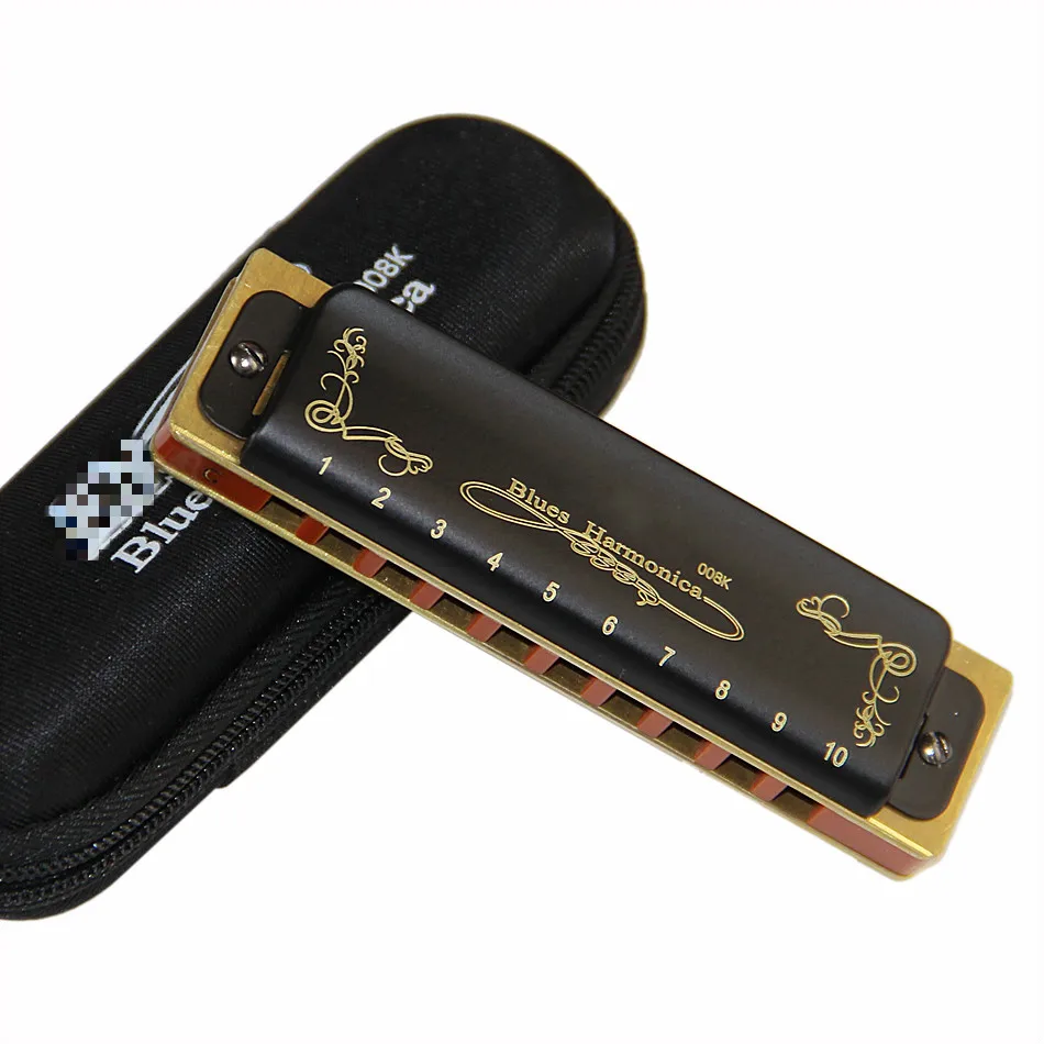 Диатоническая губная гармоника 10 отверстий BluesA B C D E F G C# D# G# F# гармоника музыкальный инструмент Colmeia Organizadora