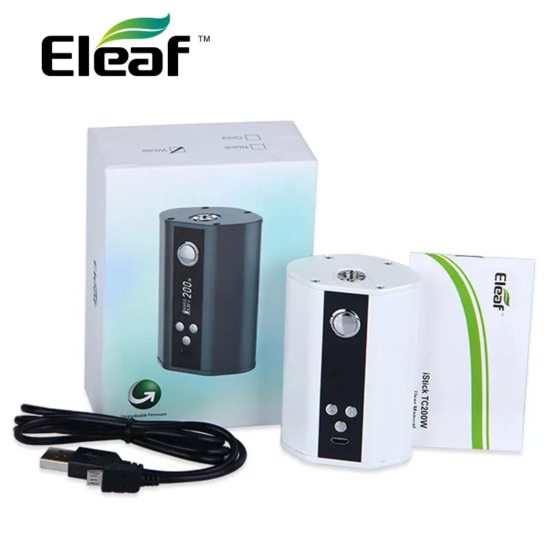 

Clearance Eleaf IStick 200W TC Box Mod Powered By Three 18650 Battery Max 200W Output Huge Power Vape Mod E Cig Vs IKonn 220