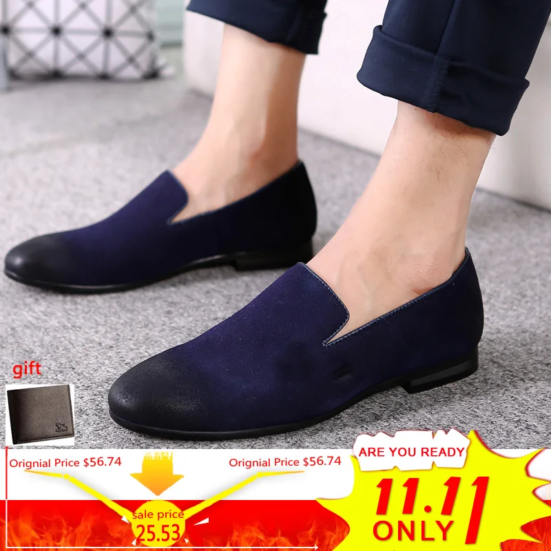 

Men's Casual Shoes Loafers Breathable Microfiber Suede Loafers Men Mens Shoes Casual Loafers Men Moccasin Slip On Big Size 48