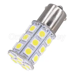 50 шт. оптовая продажа 1156 BA15S P21W S25 1159 27 светодиодный 5050 SMD стайлинга автомобилей Передняя сигнальные лампы фонари заднего хода DC 12 В