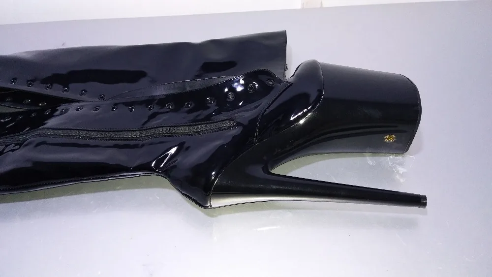 Banquet sexy 20 cm high heel over the knee boots, 8 inches sexy stage performance runway boots