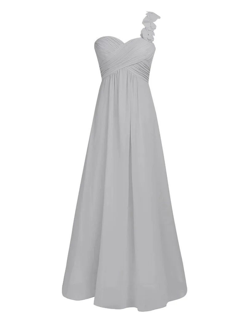 IEFiEL женское шифоновое Тюлевое бальное платье для подружки невесты Вечерние Длинное выпускное платье длиной до пола Вечерние платья - Цвет: Gray