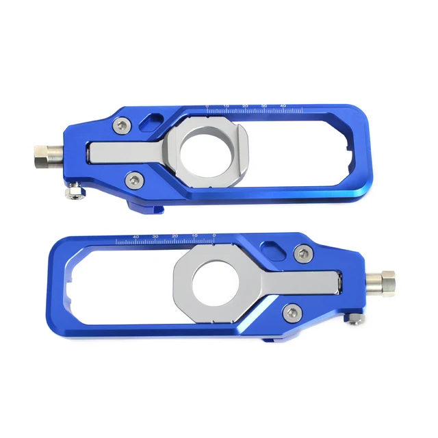 NICECNC Motorcycle CNC Rear Axle Chain Adjuster Tensioners For BMW S1000R S1000RR S 1000 R RR 2013-2018 HP4 2012-2015 Blue