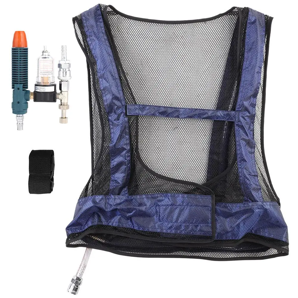 NEW Air Compressed Cooling Vest Vortex Tube Air Conditioner Waistcoat Welding