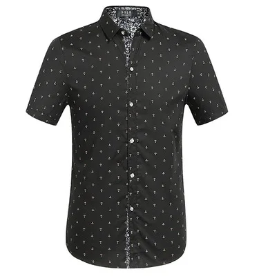 

Summer Men's Shirts Printing Single Breasted Tops Different Colors Casual Shirts