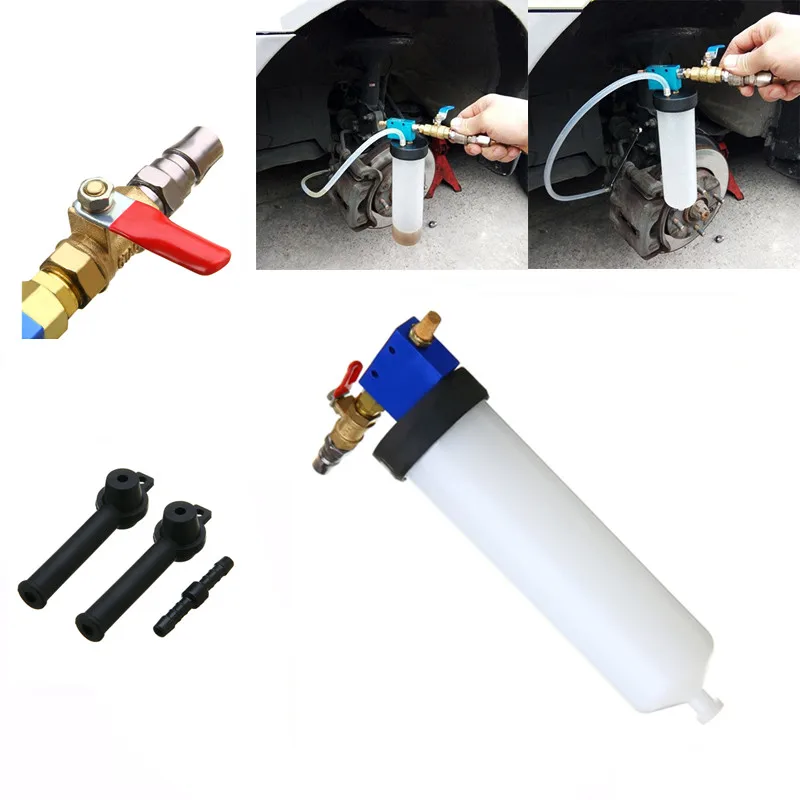 Universal Auto Car Brake System Fluid Bleeder Kit Hydraulic Clutch Oil Exchange One Man Tool Replacement Tool Automotive