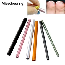 Kolorowe metalowe pręta C krzywe kije 6 sztuk/zestaw DIY przewodnik akrylowe Manicure do paznokci do paznokci narzędzia artystyczne