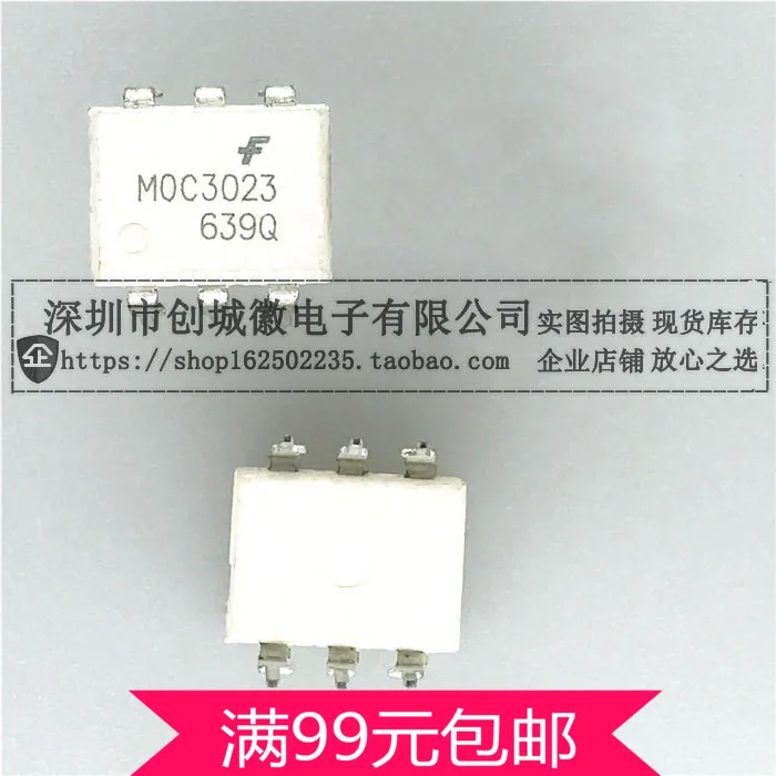 Moc3023 Moc3023m Optocoupler Optocouplers Triac Output Dip6