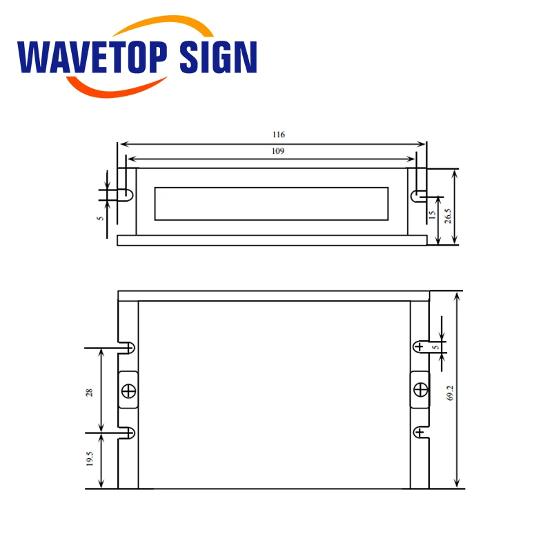 WaveTopSign Leadshine 2 фазный Драйвер шагового двигателя DM442 напряжение 20~ 40VDC ток 1,0~ 4.2A