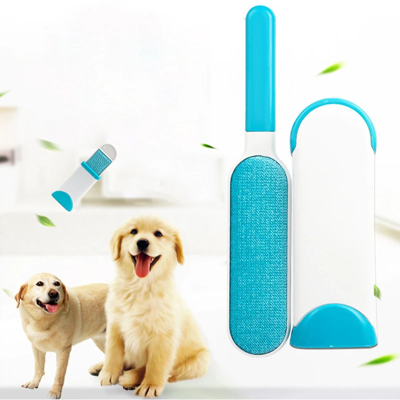

3PCS/Set Pet Hair Remover Brush Reusable Quick Makeup Remover Clothes Portable Brush Dog Hair Paste Device Cleaning Brush Tool