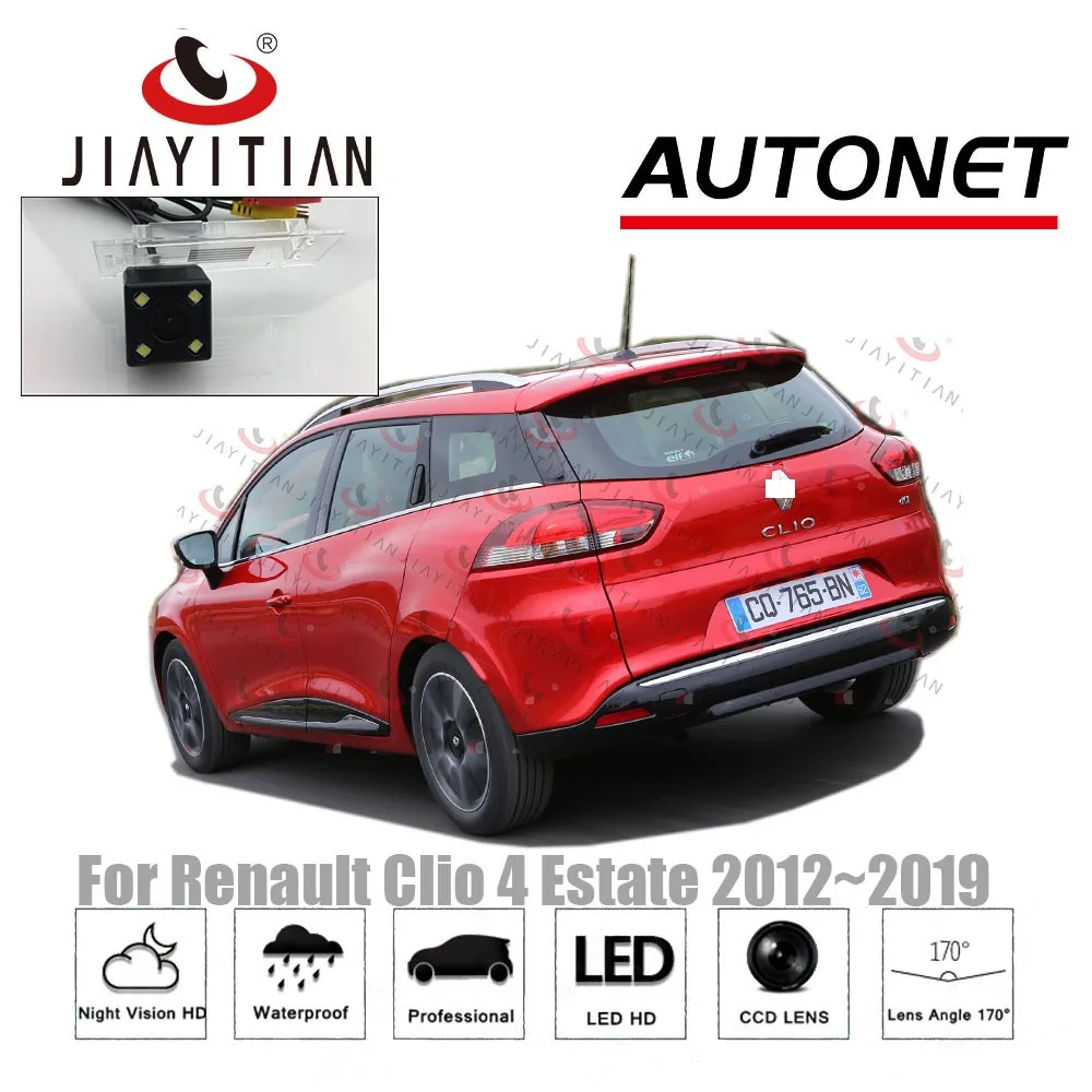 Камера заднего вида JiaYiTian для Renault Clio 4 IV Estate 2012 2013 2014 2015 2016 2017 2018 камера номерного