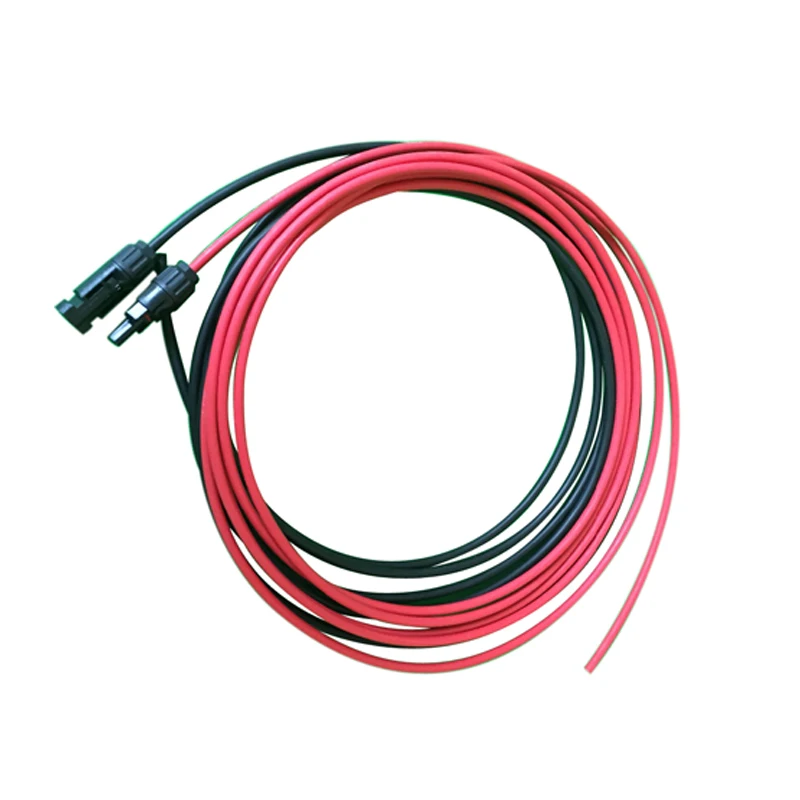 

5 M (16 Feet ) Red & Black Solar Panel 4mm² MC4 Connectors Power Extension Cable Single Cord