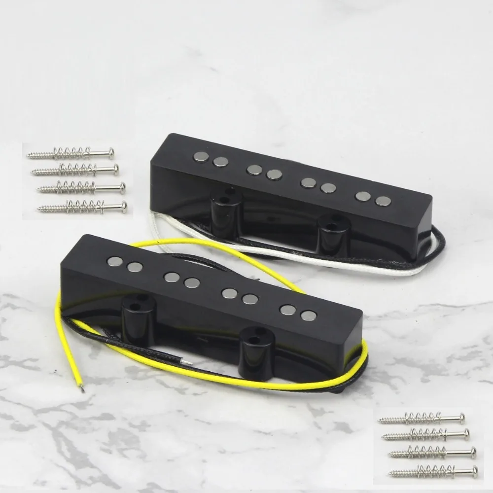 Новый набор открытых Alnico 5 пикап гитары бас 4 Строка средства ухода за кожей Шеи и