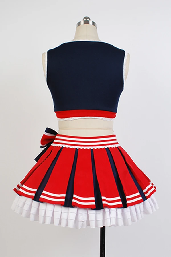 Отлично! Женский костюм для косплея Love Live Honoka Kousaka Чирлидера жилет юбка аниме