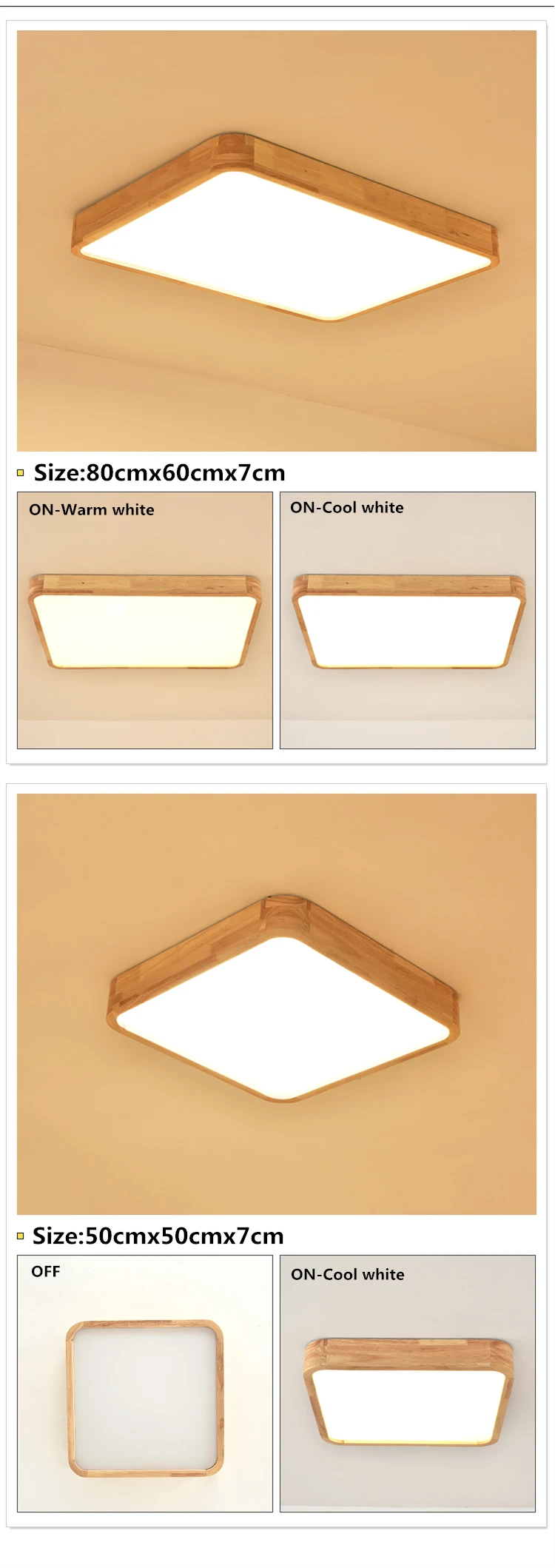 Simples e Moderno Lâmpada do Teto de Madeira Luzes de Teto para o Quarto Nordic Carvalho Ultra Fino Japonês Led Estudo Cozinha Sala Estar Varanda 3 Luzes de teto