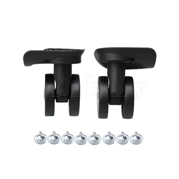 

BQLZR 2pcs DIY Travel Luggage Rotation Left & Right 91x99x56mm Suitcase Wheels