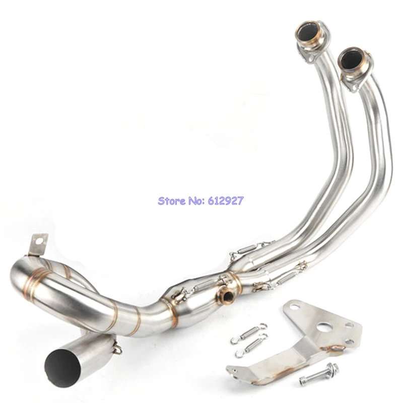 Motorcycle MT 07 MT07 FZ 07 FZ07 Exhaust Link Mid Pipe Full System Slip