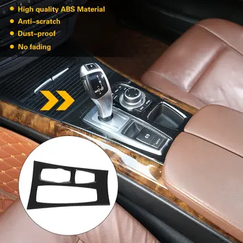 

Carbon Fiber Style Car Styling Center Console Gear Box Panel Cover Trim for BMW X5 X6 E70 E71 2008 2009 2010 2011 2012 2013 2014