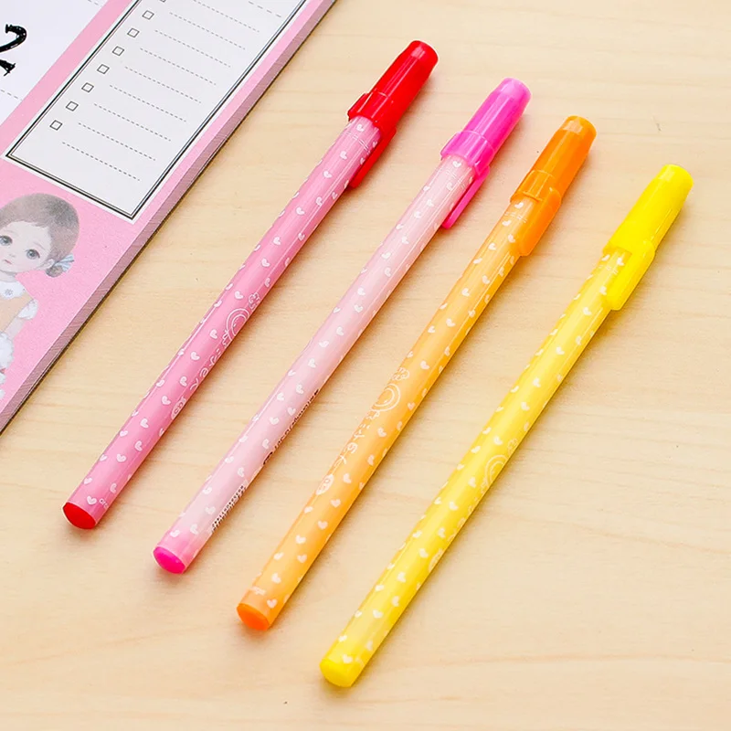 מוצר 18 pcs/Lot Gel pens Candy jelly color pen Kawaii korean