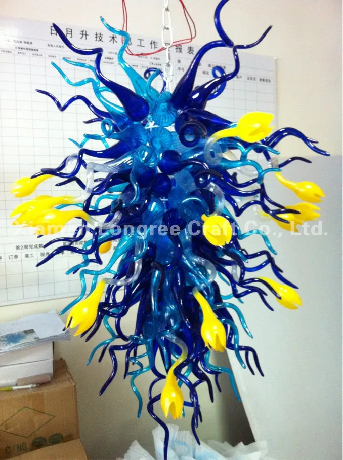 

C08-Vintage Lighting Design Home Decor Led Lights Hand Blown Glass Chandelier